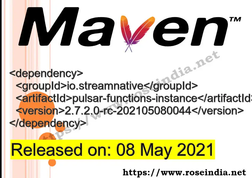 Maven Dependency release