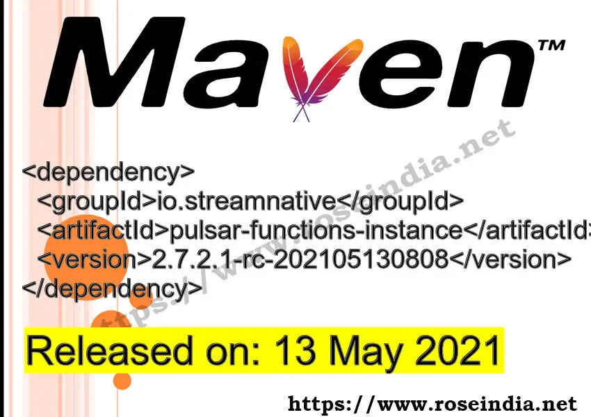 Maven Dependency release