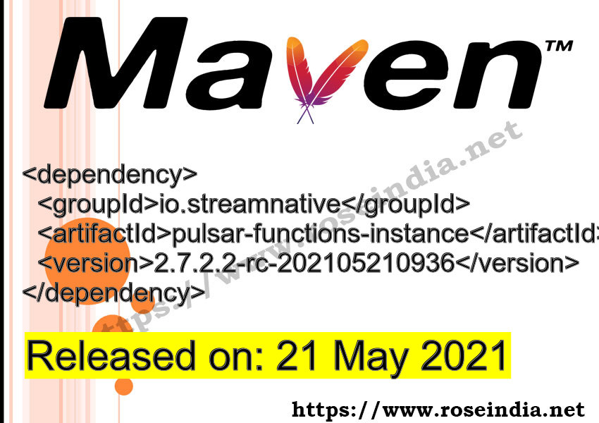Maven Dependency release
