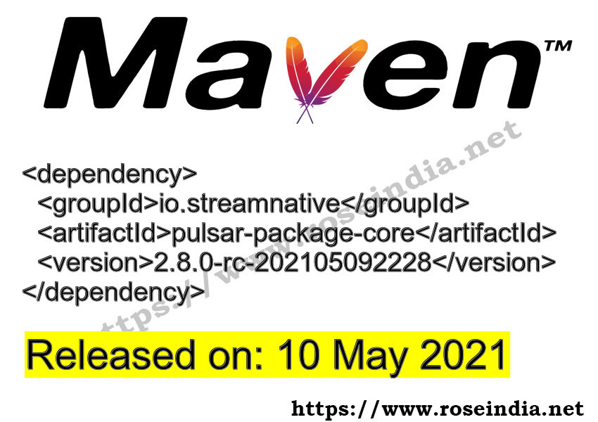 Maven Dependency release