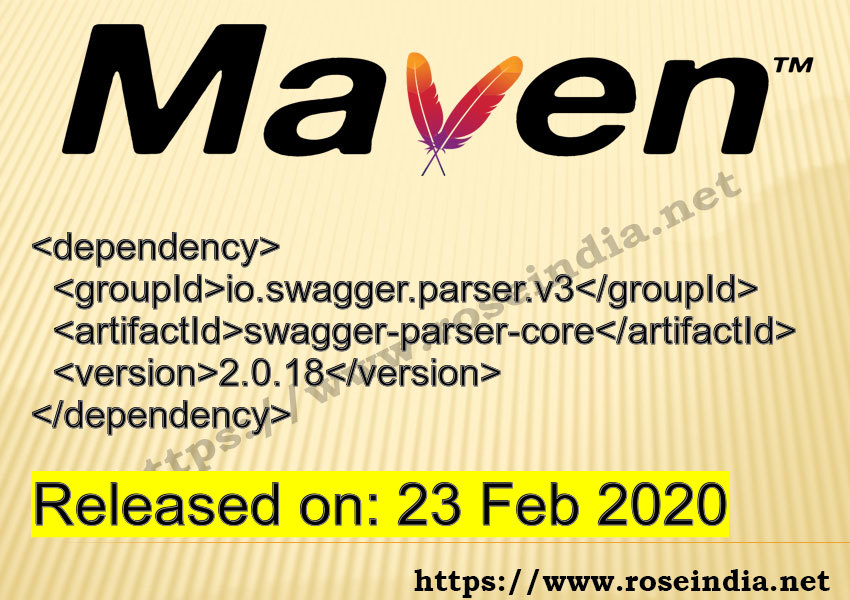 Maven Dependency release