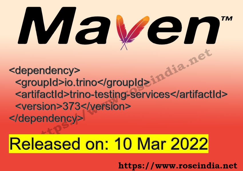 Maven Dependency release