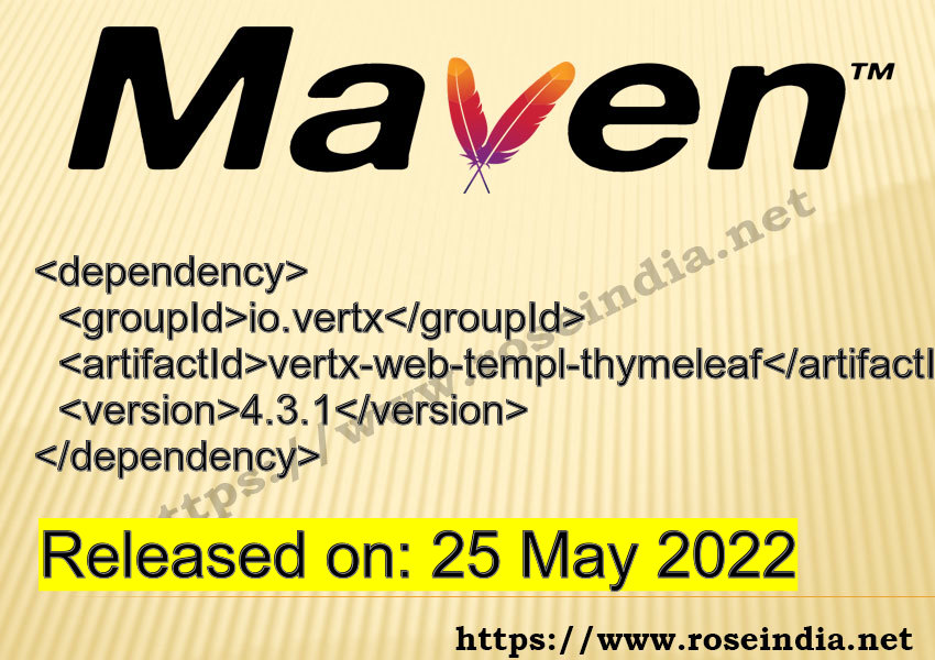 Maven Dependency release