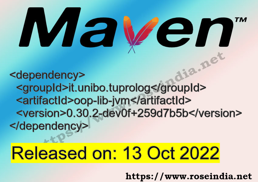 Maven Dependency release