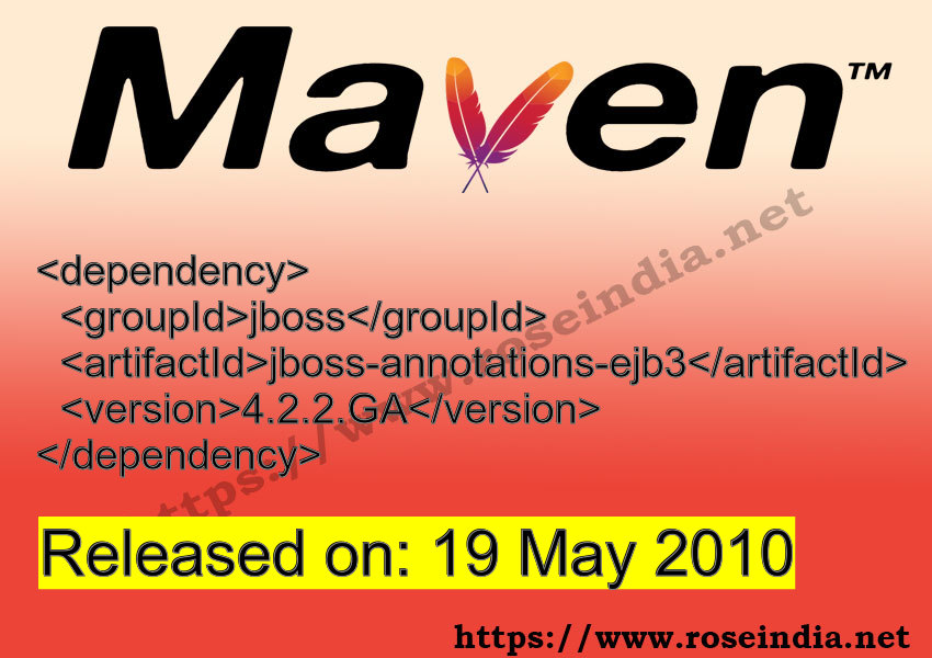 Maven Dependency release