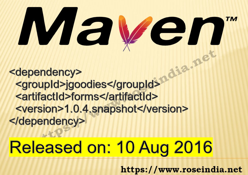 Maven Dependency release