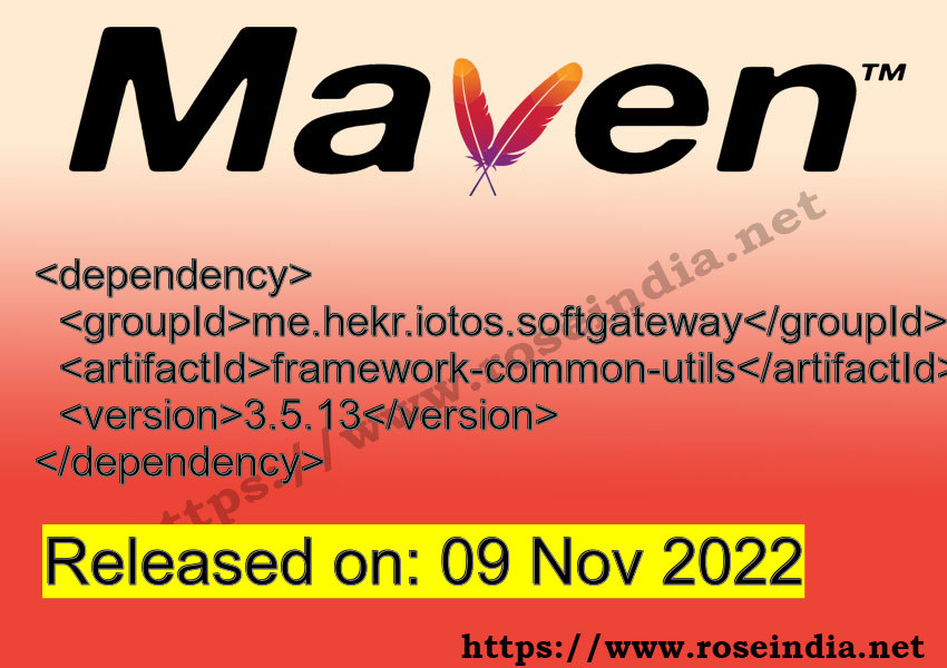 Maven Dependency release