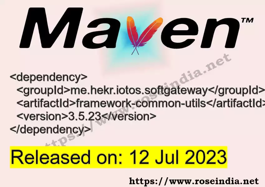 Maven dependency for GROUP_ID - ARTIFACT_ID version VERSION_ID is released. Learn to use ARTIFACT_ID version VERSION_ID in Maven based Java projects