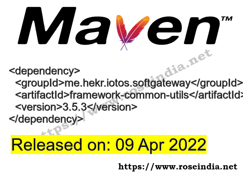 Maven Dependency release