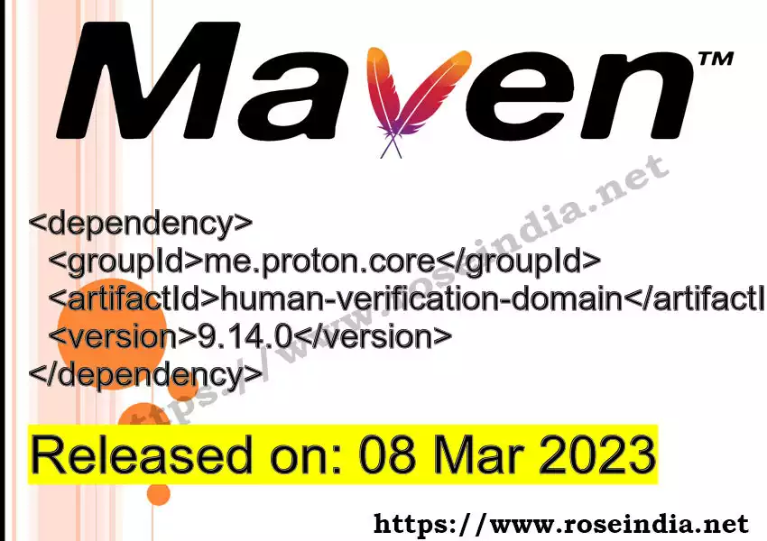 Maven dependency for GROUP_ID - ARTIFACT_ID version VERSION_ID is released. Learn to use ARTIFACT_ID version VERSION_ID in Maven based Java projects