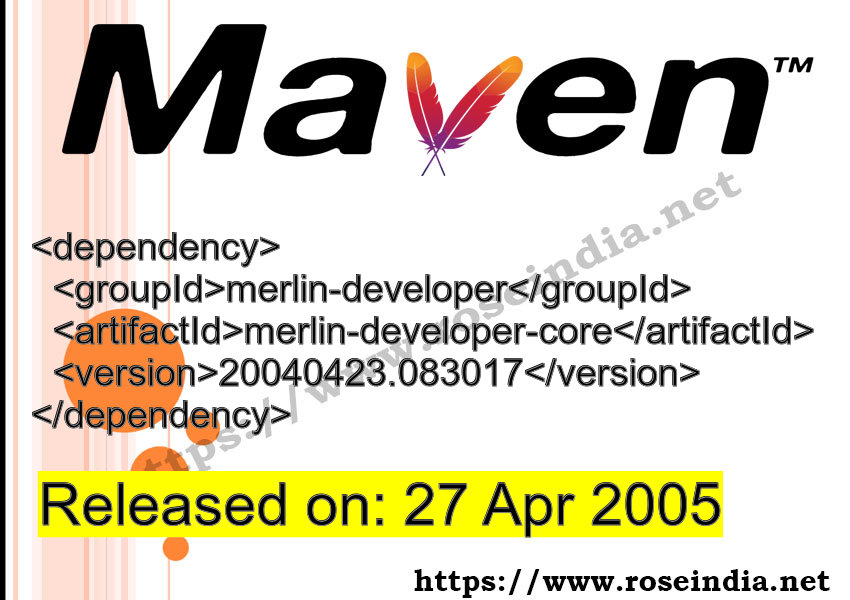 Maven Dependency release