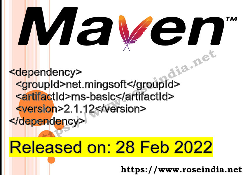 Maven Dependency release