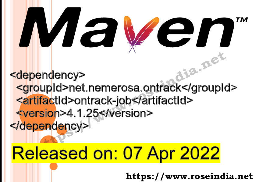 Maven Dependency release