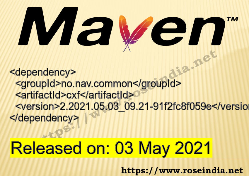 Maven Dependency release