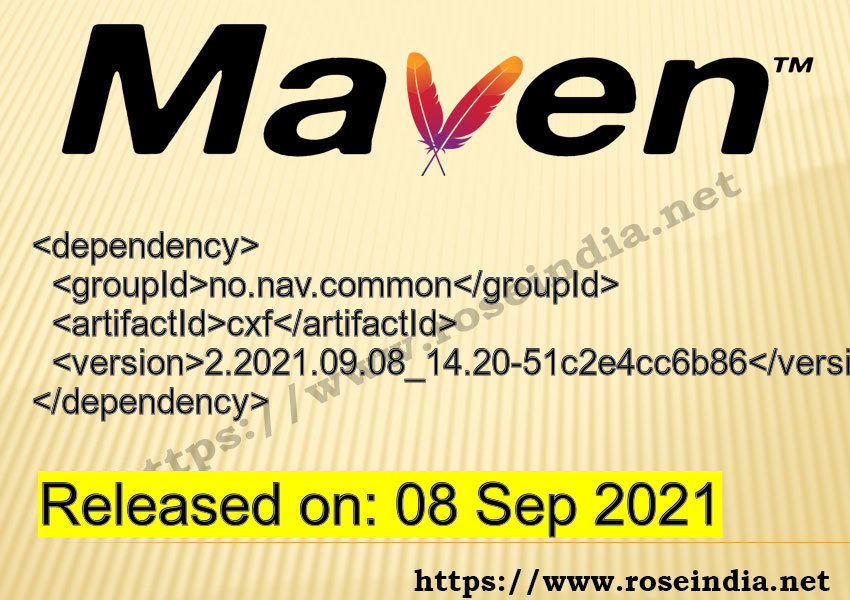 Maven Dependency release