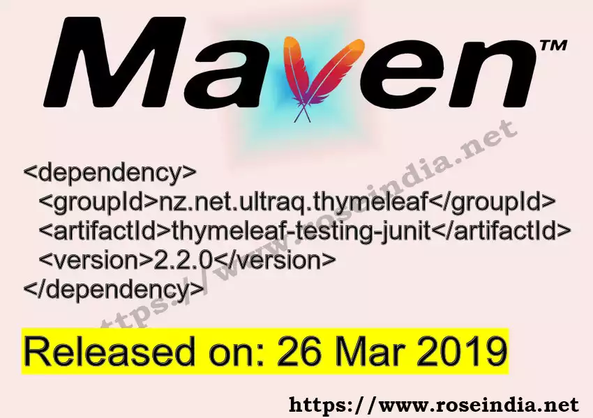 Maven dependency for GROUP_ID - ARTIFACT_ID version VERSION_ID is released. Learn to use ARTIFACT_ID version VERSION_ID in Maven based Java projects