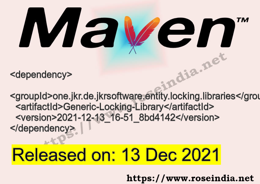 Maven Dependency release
