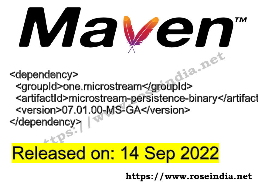 Maven Dependency release
