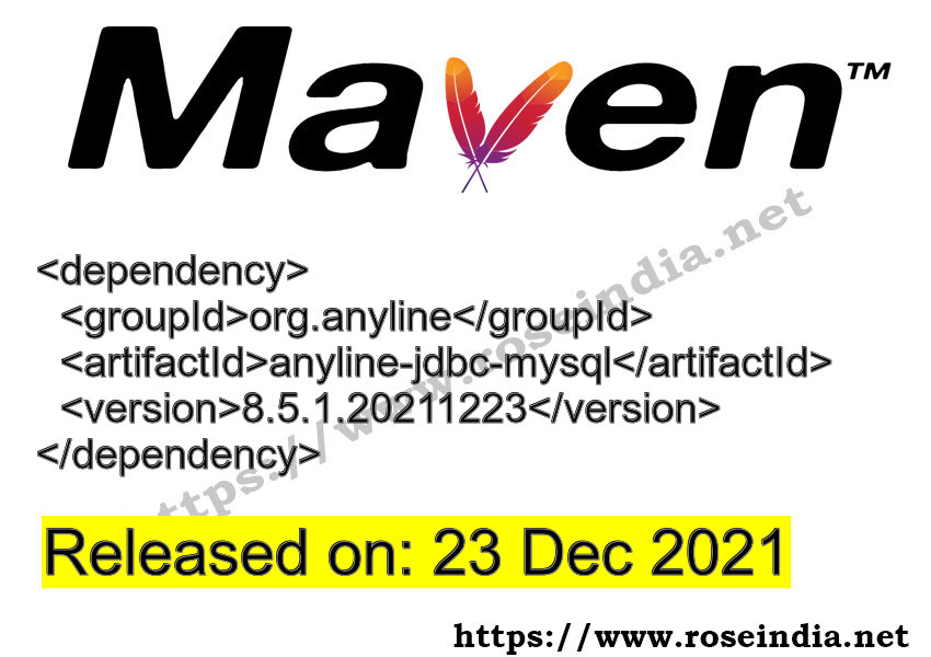 Maven Dependency release