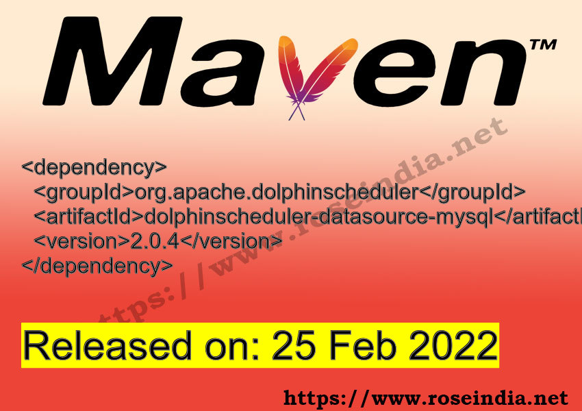 Maven Dependency release