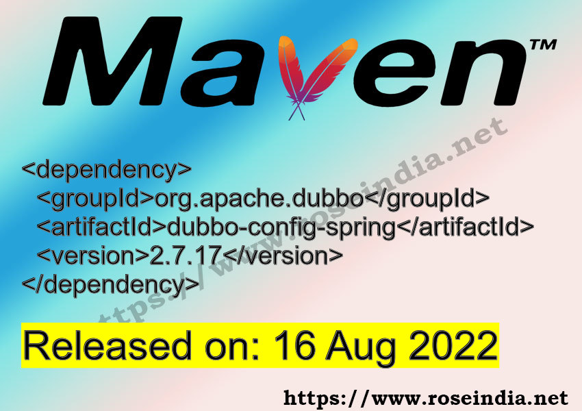 Maven Dependency release