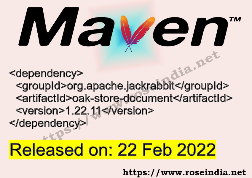 Maven Dependency release