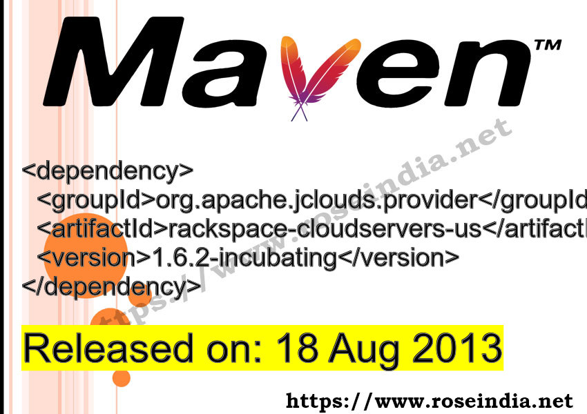 Maven Dependency release
