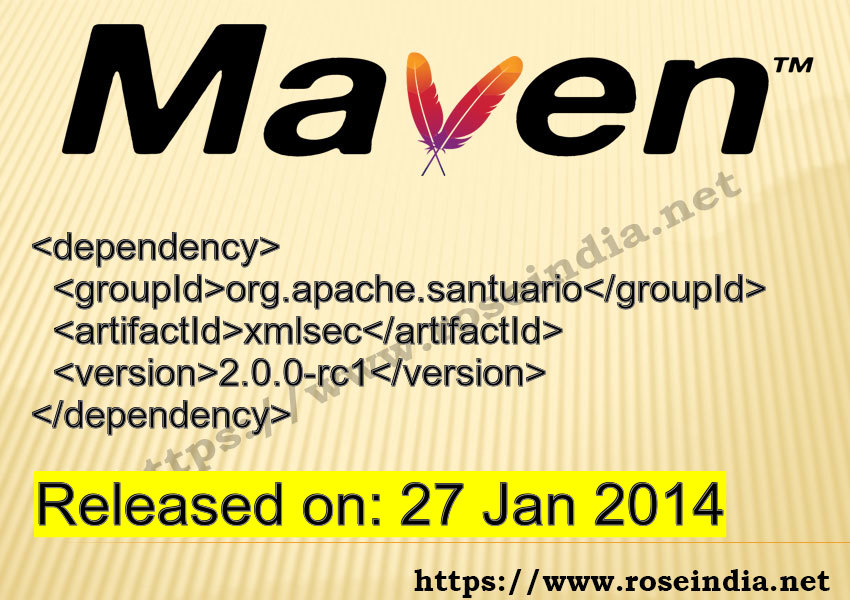 Maven Dependency release