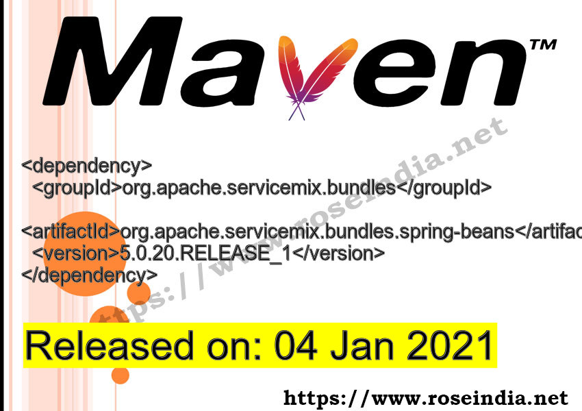 Maven Dependency release