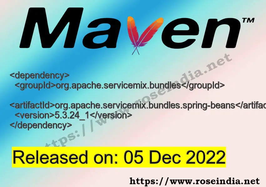 Maven Dependency release