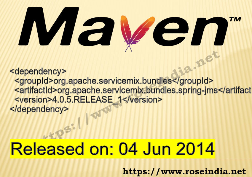 Maven Dependency release