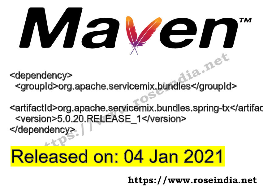 Maven Dependency release