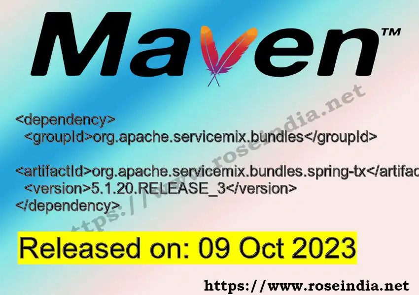 Maven dependency for GROUP_ID - ARTIFACT_ID version VERSION_ID is released. Learn to use ARTIFACT_ID version VERSION_ID in Maven based Java projects