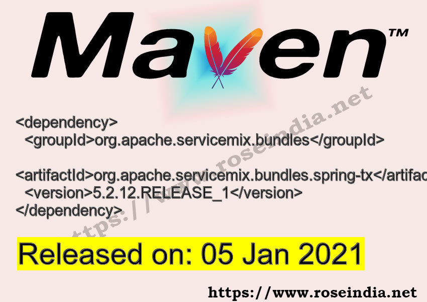 Maven Dependency release