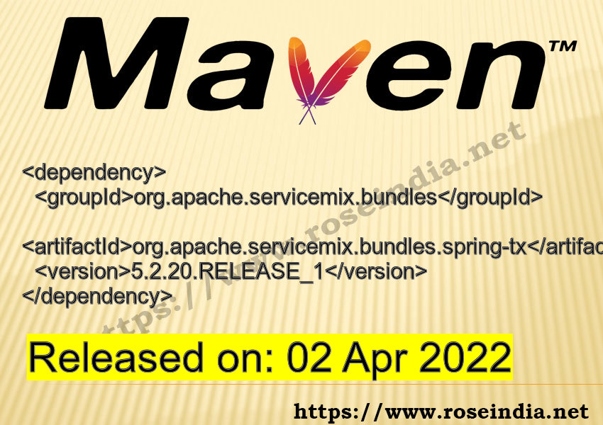 Maven Dependency release