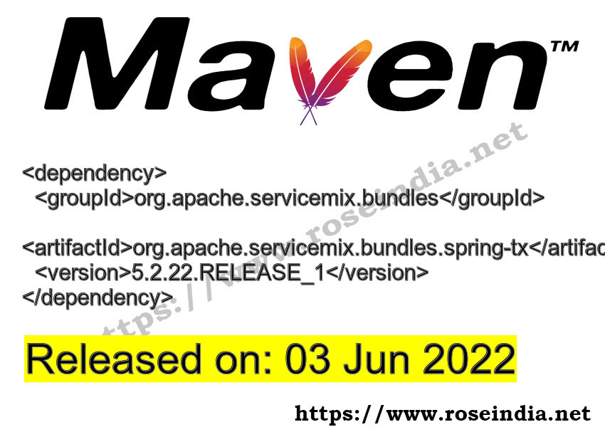 Maven Dependency release