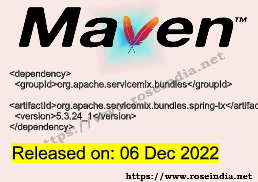 Maven Dependency release