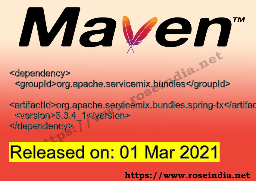 Maven Dependency release