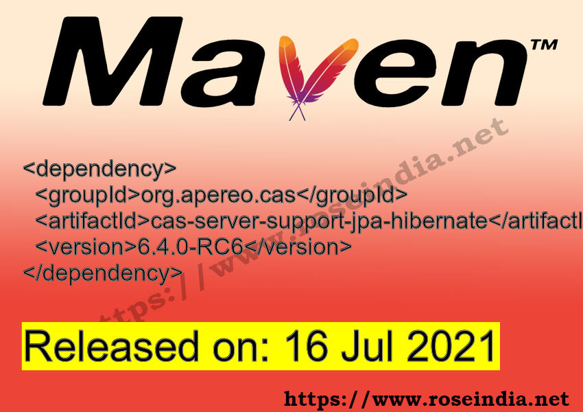 Maven Dependency release