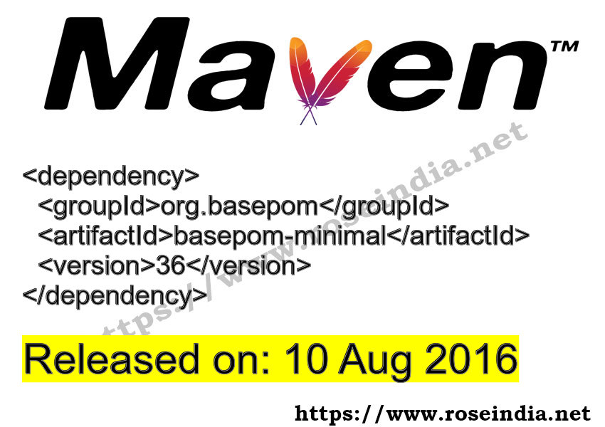 Maven Dependency release
