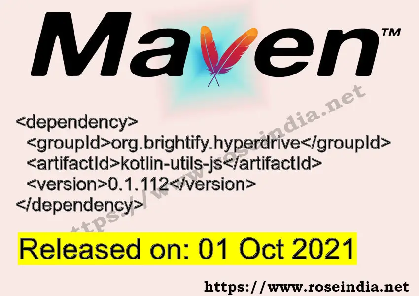 Maven Dependency release