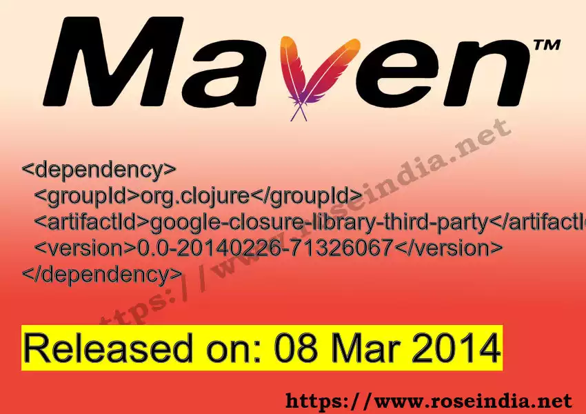 Maven dependency for  GROUP_ID - ARTIFACT_ID version VERSION_ID is released. Learn to use  ARTIFACT_ID version VERSION_ID in Maven based Java projects