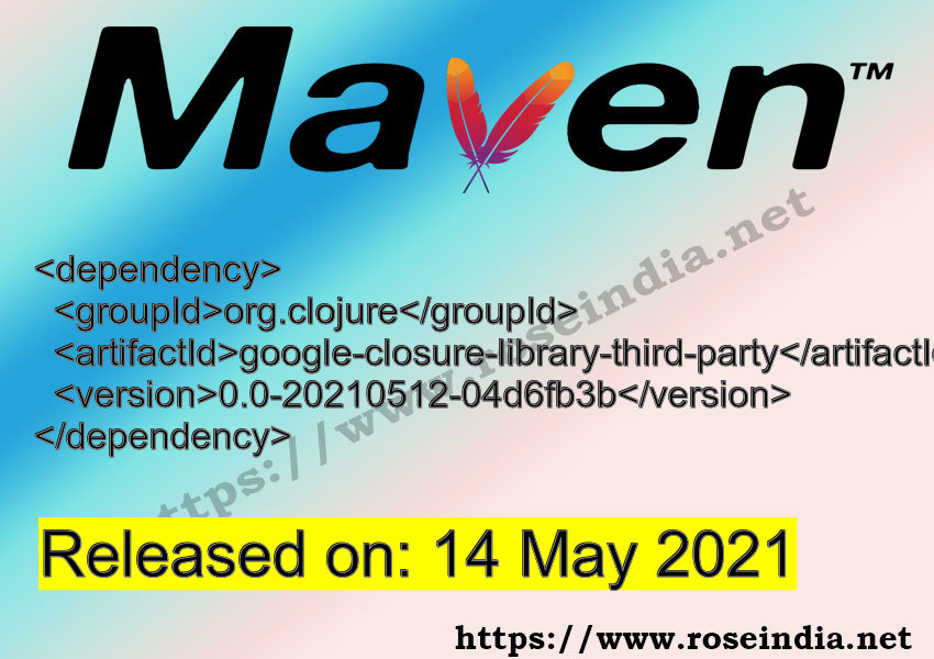 Maven Dependency release