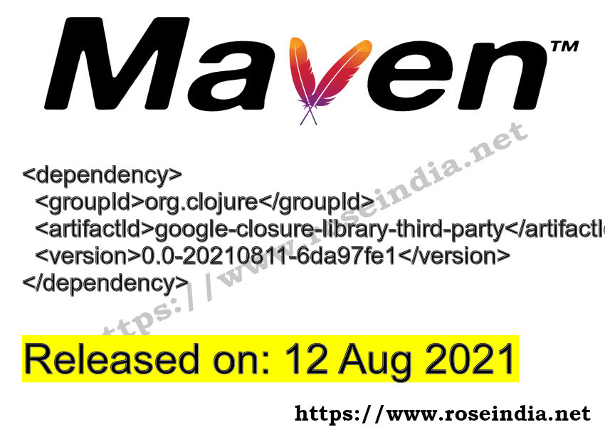 Maven Dependency release