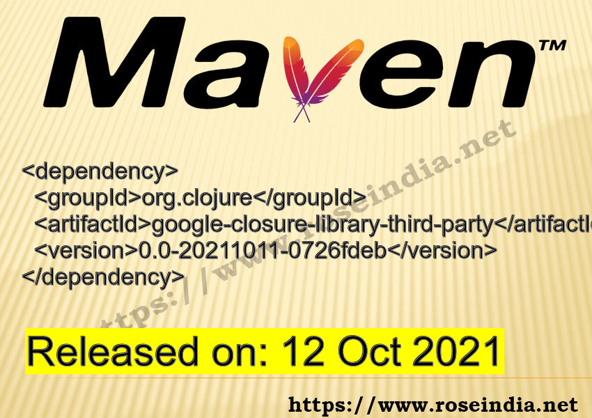 Maven Dependency release