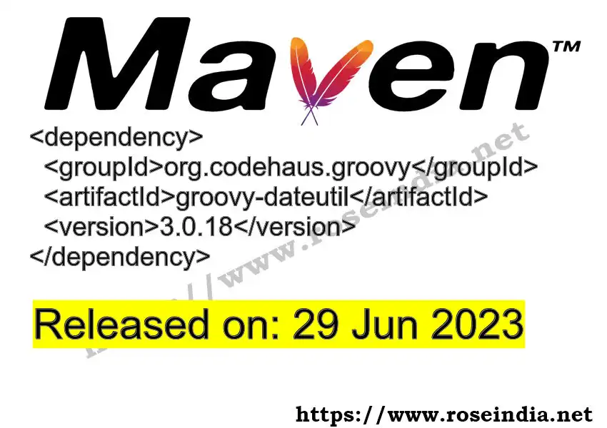 Maven dependency for GROUP_ID - ARTIFACT_ID version VERSION_ID is released. Learn to use ARTIFACT_ID version VERSION_ID in Maven based Java projects
