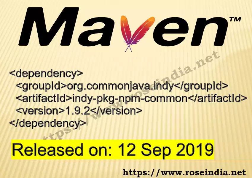 Maven dependency for GROUP_ID - ARTIFACT_ID version VERSION_ID is released. Learn to use ARTIFACT_ID version VERSION_ID in Maven based Java projects