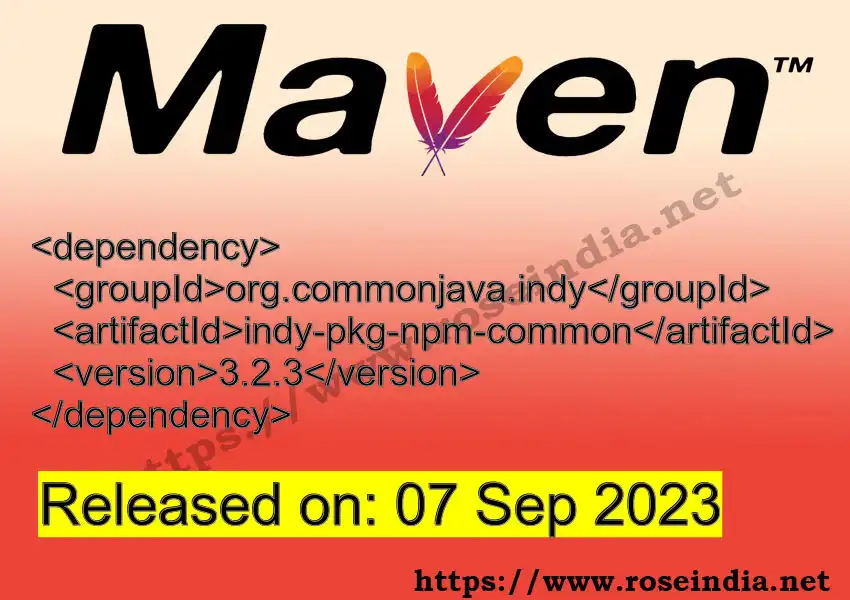 Maven dependency for GROUP_ID - ARTIFACT_ID version VERSION_ID is released. Learn to use ARTIFACT_ID version VERSION_ID in Maven based Java projects