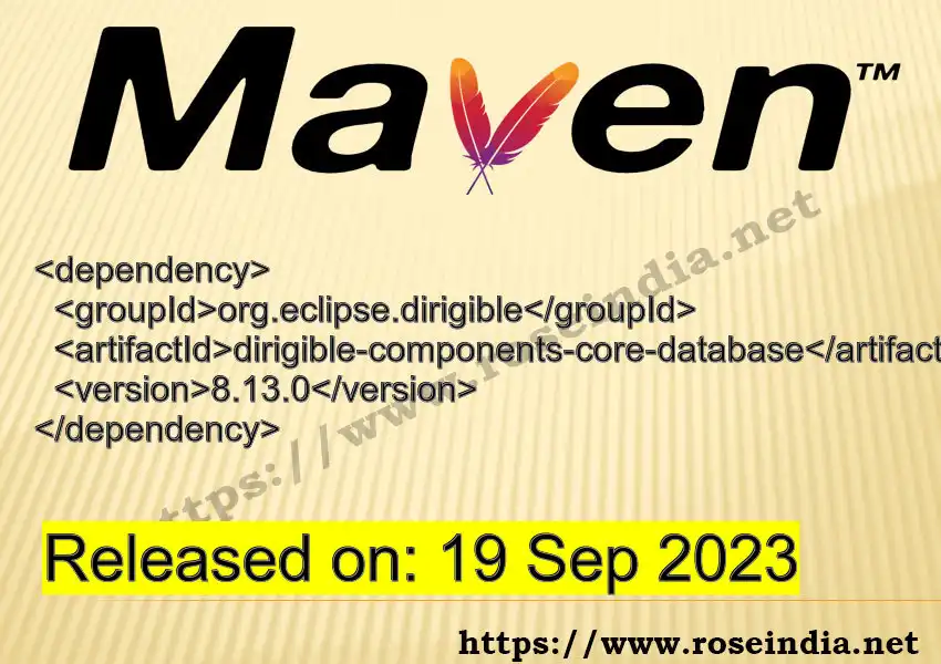 Maven dependency for GROUP_ID - ARTIFACT_ID version VERSION_ID is released. Learn to use ARTIFACT_ID version VERSION_ID in Maven based Java projects