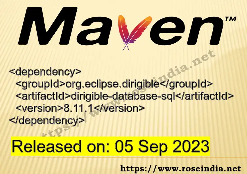 Maven dependency for GROUP_ID - ARTIFACT_ID version VERSION_ID is released. Learn to use ARTIFACT_ID version VERSION_ID in Maven based Java projects